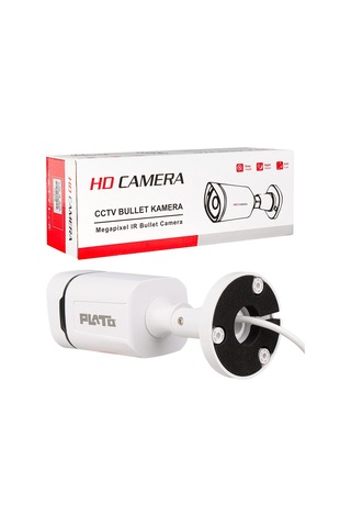 Ayt Plato Pl-23840 Ahd Bullet Kamera 2 Mp Gece Renkli Görüşlü Güvenlik Kamerası Dvr Kayıt Cihazı İçin