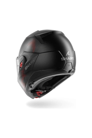 Shark Oxo Sp Lyne Shadow Mat Modüler Kask Renkli Cam Ve Pınlock Hediyelidir Mat Siyah-kırmızı