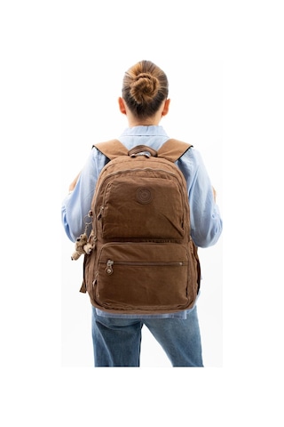 Baginn Kadın Sırt Çantası Hafif Kumaş Çok Cepli Kabin Boy Seyahat Çantası 43 30 Cm 001