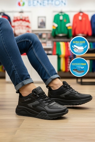 United Colors Of Benetton Bnı-11504 M Siyah Erkek Spor Ayakkabı