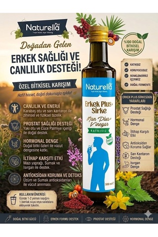 Naturella Man Plus Erkek Özel Sirke