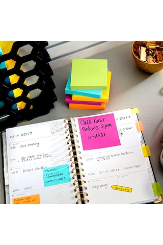 Eagle 75x125 mm Klasik Renk Yapışkanlı Not Kağıdı 100 Yaprak (655