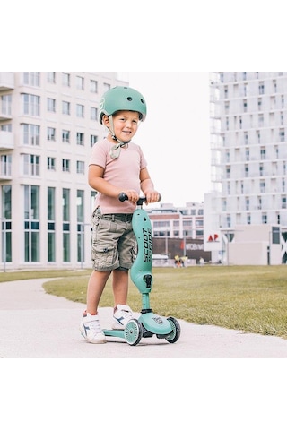 Scoot And Ride Helmet Bebek Kaskı Xxs-S Yeşil 181206-96361