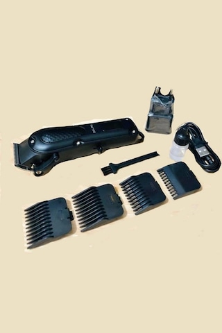 Wintoup Profesyonel Kuaför Tipi Tıraş Makinesi Şarjlı Dijital Göstergeli Saç Kesim