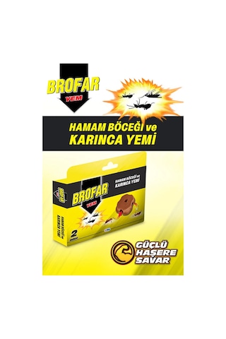 Karınca Yemi Brofar 2 Adetli Paket Hamam Böceği Ve Karınca Yemi