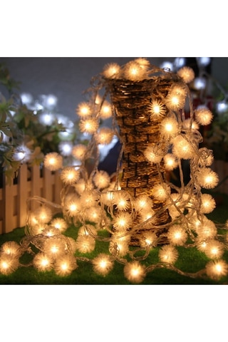 Noel Yılbaşı Ağacı Işığı Led Işık Kirpi Top Led Işık Kirpi Gün Işığı Led Işık 220v İp Led Işık Gün Işığı