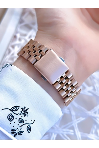 Ferro Rose Gold Renk 3 Atm Suya Dayanıklı Çelik Kordon Özel Tasarım Kadın Kol Saati Bmn.8a2112fe