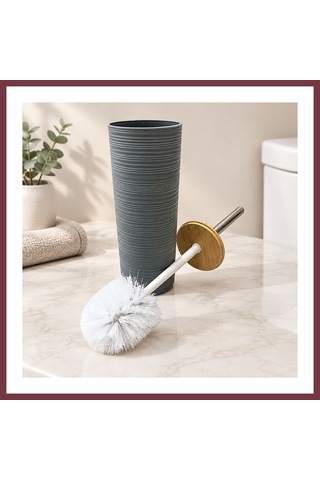 Storeşahin Bambu Kapaklı Klozet Fırçası Shn0720
