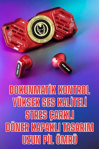 Bluetooth Kulaklık Stres Çarklı Döndürülebilir Uzun Şarj Süreli Oyuncu Kulaklığı