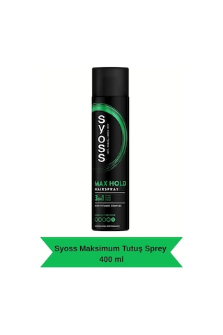 Syoss Max Hold Mega Güçlü Tutuş Saç Spreyi 400 ML