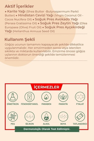 Momwell Organik Göğüs Ucu Balmı 30 ml