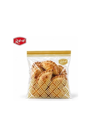 Roll-up Çift Kilitli Saklama Poşeti 1,2 Litre 20,5x21,7 -20 Adetli
