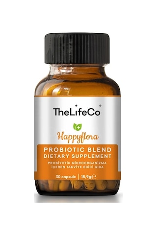 TheLifeCo Happyflora Probiyotik 30 Kapsül - Sindirim