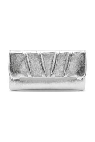 Varol 441 Clutch Kadın Portföy Çanta Gümüş