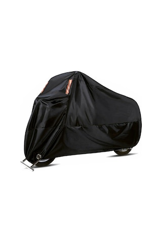 Ranyeek Xxxl Siyah Motosiklet Kaputu - 210d Nilon Oxford, Su Geçirmez, Güneş Engeli, Çalınma Engeli, Yansıtıcı Şerit, Kolay Taşıma Çantası