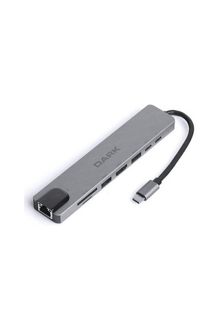 Dark Dk-ac-u31x40 8in1 Usb 3.1 Type-c Çoklayıcı Tedzin Dark Dk-ac-u31x40 8in1 Usb 3.1 Type-c Çoklayıcı Tedzin