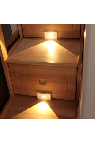 Fortunelane Yatak Odası/dolap İçin Akıllı Led Gece Lambası, Manyetik Şarjlı, Vücut Algılama, 1w, Geliştirilmiş Lens, Güneşin Batı Pembe