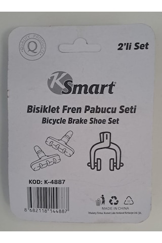 Ksmart Bisiklet Fren Pabucu Seti 2 Li K-4887