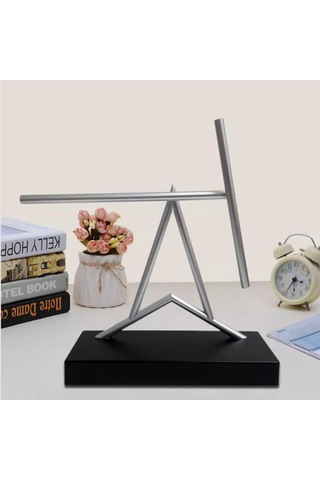 Büro Ev Ofis Hediyesi İçin Pilli Kaos Sarkaç Newton Denge Beşiği