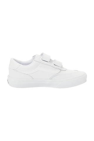 Vans Brooklyn Ls V Beyaz Deri Çocuk Spor Ayakkabı Vn000ekgwww1 Vn000ekgwww1 Bey Beyaz