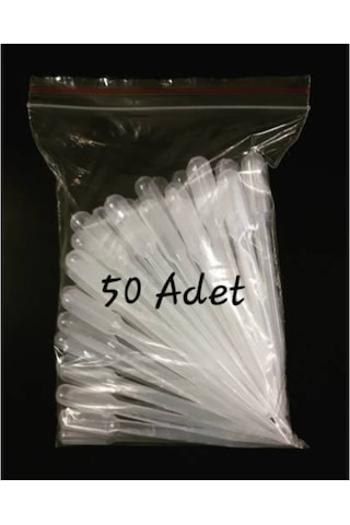 Plastik Pastör Pipet 3 Ml (50'Li)