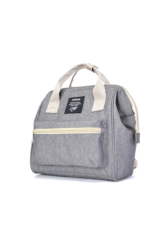 Jeehugo Gri Çok Fonksiyonlu Bebek Çantası - El/omuz/üçgen Çantası, Su Geçirmez, Geniş Hacimli Anne Bebek Seyahat Çantası 25x15x28cm Gri