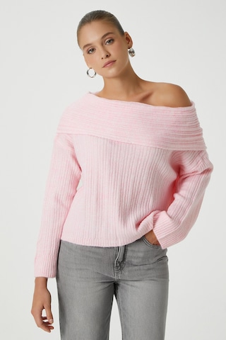 Ritnice Kadın Perla Grade Pembe Yumuşak Triko Kazak Softpembe
