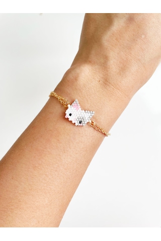 Nevoaccessory Kedi Miyuki Charm Bileklik Çok Renkli