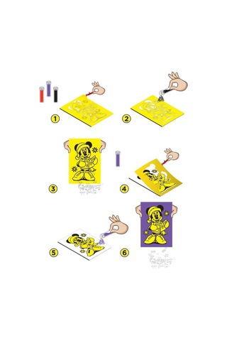 Eğitici Ve Eğlenceli Kum Boyama Seti-disney Mickey Clup & Happy New Year Ds-36