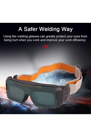 Konesam Geevorks Otomatik Kararan Kaynak Gözlüğü - Güneş Enerjili, Uv Koruma, 5 Koruyucu Plaka Dahil