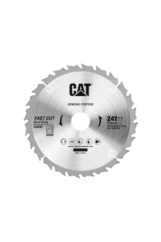 Cat Da08001 184x30mm Ahşap Kesme Elmas, Daire Testere Bıçağı 24 Diş