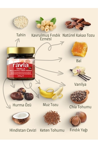 Ravella Ballı Kakaolu Fındık Kreması - 245g