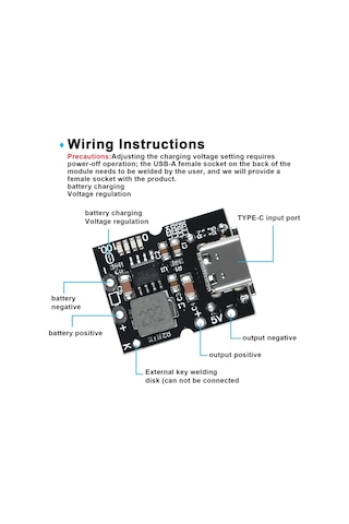5v2a Power Bank Type-c 5v 2a Güçlendirici Step-up Boost Converter Modülü