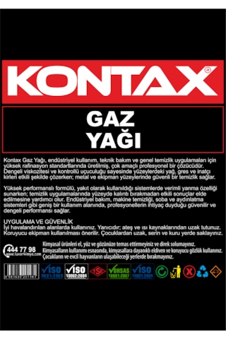 Kontax Gaz Lambası Yağı 5 Lt Şeffaf