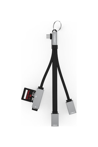 Earldom Hub18c 4in1 Type-c To Usb 3.0 / Usb 2.0 / Sd/tf Kart M414