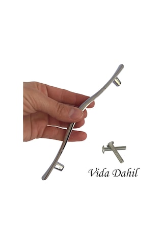 Ördek Kulp Krom 128 Mm Kulp Mobilya Mutfak Dolabı Çekmece Dolap Kapak Kulpu Kulbu Metal Kulpları