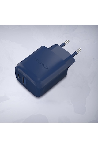 Nautica Ch80 20w Pd 18w Qc Duvar Şarjı Navy