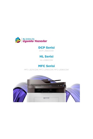 Brother Uyumlu Dcp-l3560cdw Muadil Toner Set- Çipli/tn-279xl