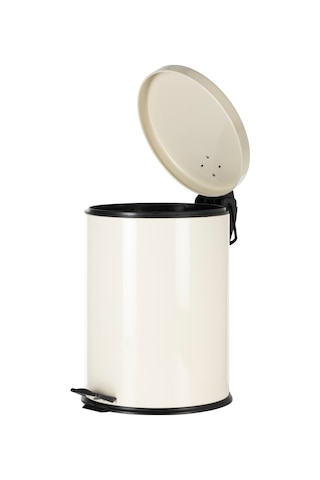 Mudo Home 30lt Pedallı Çöp Kovası Krem