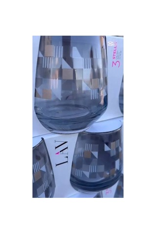 Lav Stella 345cc 3'lü Meşrubat Bardağı Açık Altın Lav Stella 345cc 3'lü Meşrubat Bardağı Açık Altın