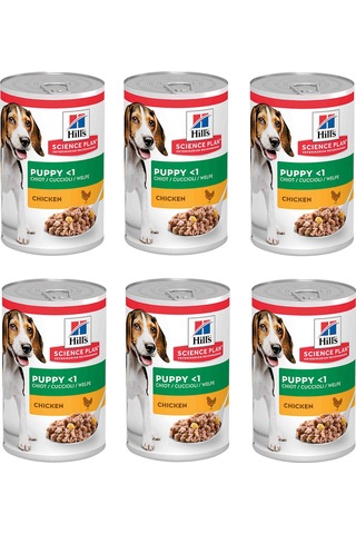 Hill's Puppy Tavuklu Konserve Yavru Köpek Maması 6 x 370 G