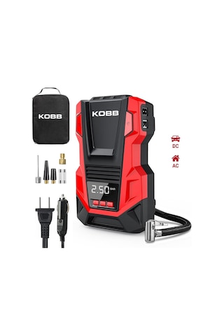 Kobb Kb220 12volt/220volt 150 Psı Dijital Basınç Göstergeli Lastik Şişirme Pompası