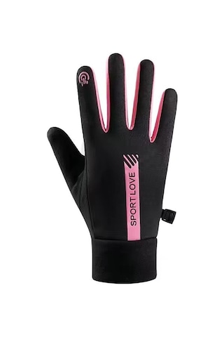 Sımıcg Kışlık Kadın Termal Eldiven - Pembe