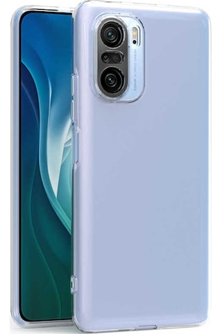Xiaomi Redmi K40 Kılıf Zore Kamera Korumalı Süper Silikon Kılıf Renksiz