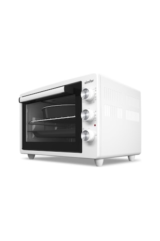 Simfer 3420 Beyaz 34 LT Statik Mini / Midi Fırın - 4 Fonksiyon, Programlanabilir Pişirme & Isı Kontrol Sistem