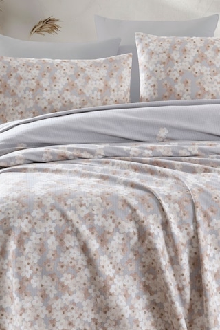 Enlora Home Doğal Pike Baskılı Tek Kişilik Piti Yaprak Rose