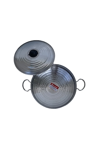 Yemek Pişirme Tavası Kapaklı 30 Cm'lik-79 Çelik