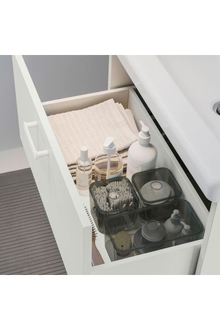 Ikea Enhet Lavabo Dolabı, Beyaz, 60x42x60 Cm, 2 Çekmeceli