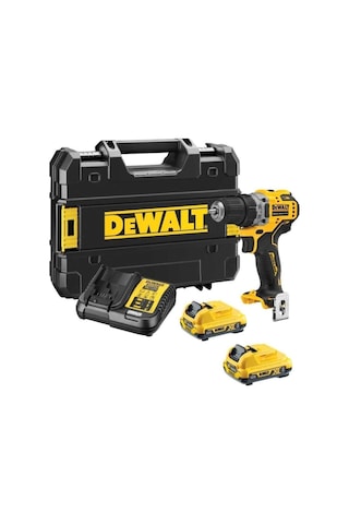 Dewalt DCD701D2-QW 12V 2.0 Ah Çift Akülü Kömürsüz Kompakt Akülü Vidalama