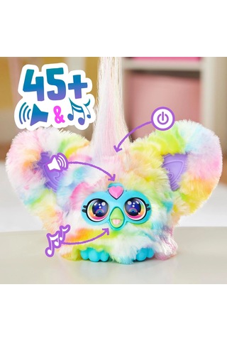 Furby Furblets Zee-bah Elektronik Mini Peluş 45+ Sesli 6+ Yaş Çok Renkli